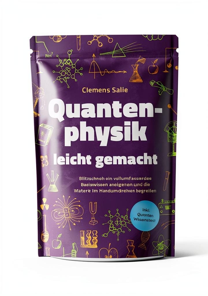 German quantum theory book open on a tablet showing enhanced typesetting